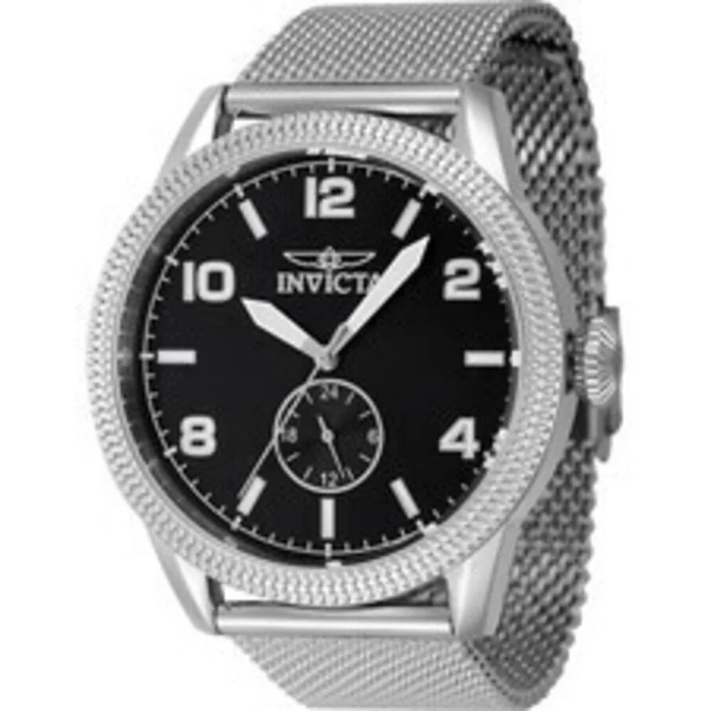 NWT Invicta 47134  Vintage | 3-Hand | Black | Men's Watch